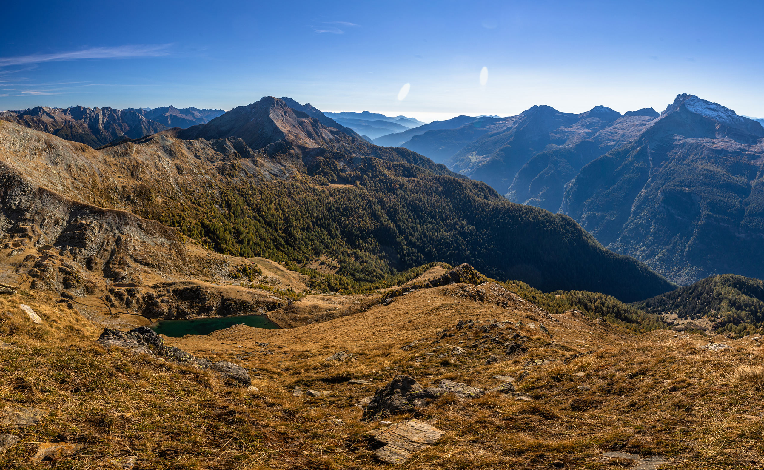 Lagh de Calvaresc, Mesolcina, Graubünden, nahe Belinzona, Tessin